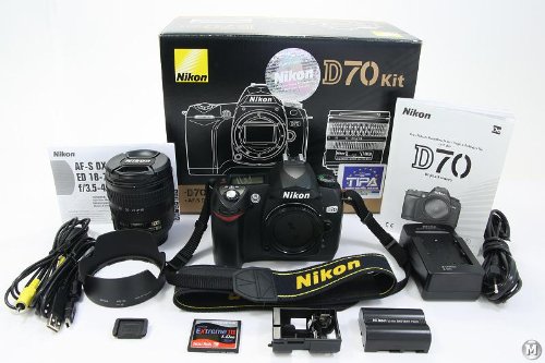 Nikon D70 ＋AF-S NIKKOR 18-70mm セット Nikon D70 Kit w/ AF-S DX Nikkor 18-70mm f/3.5-4.5 G ED [Mint